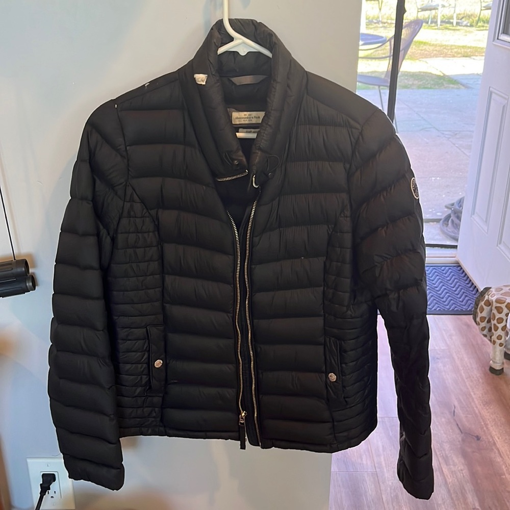 Abercrombie down puffer jacket zip up